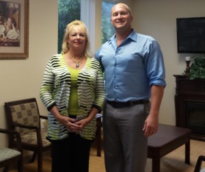 Dr. Ron Miller with Laurie K.