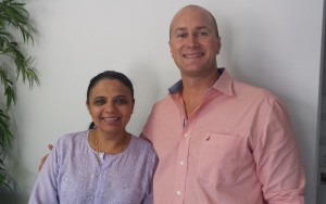 Dr. Ron Miller with Shilpa
