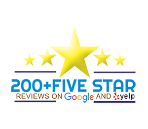 200+Five Star Badge
