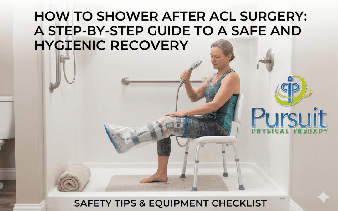 showering guide after acl surgery