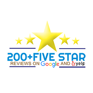 200+Five Star Badge